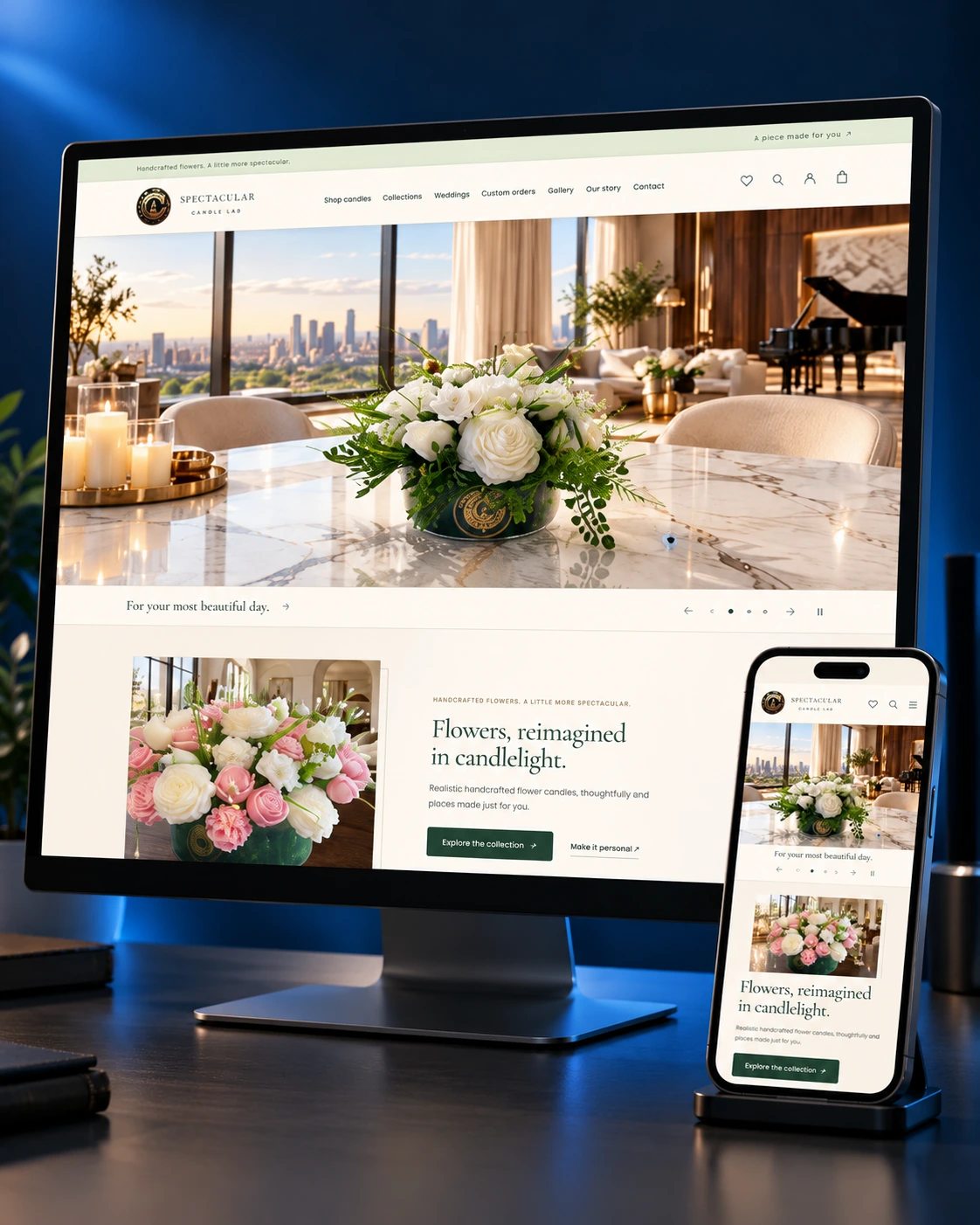 Great Candle Lab website project