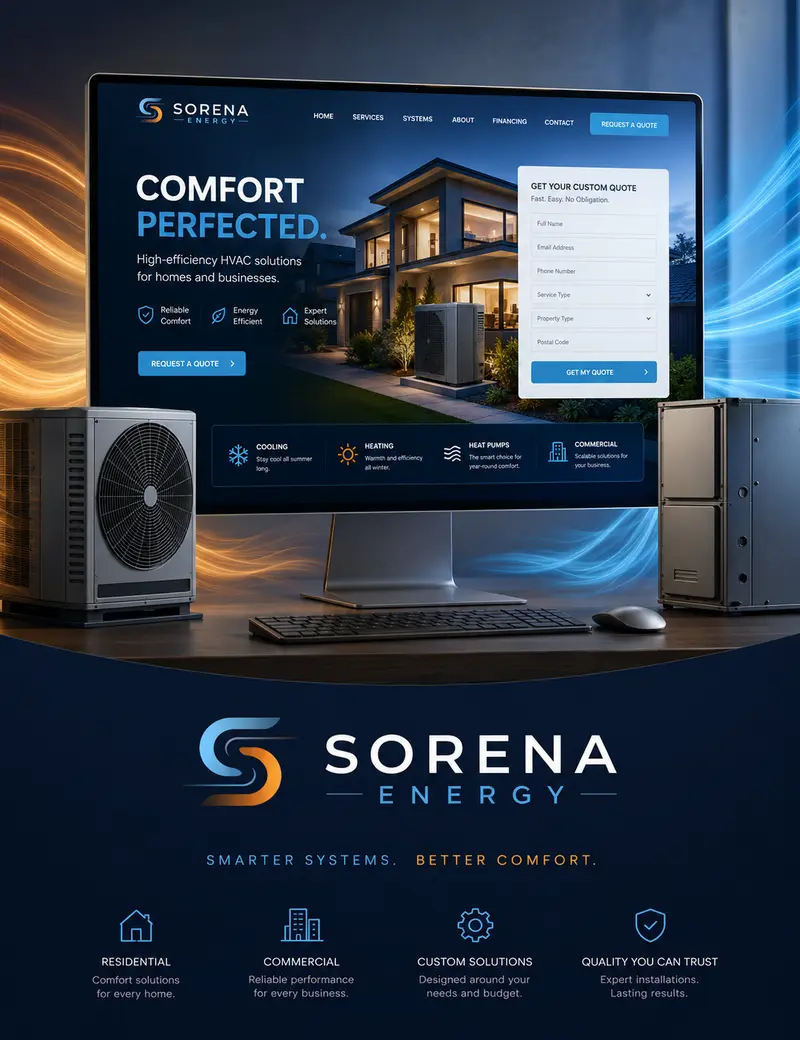 Sorena HVAC website project