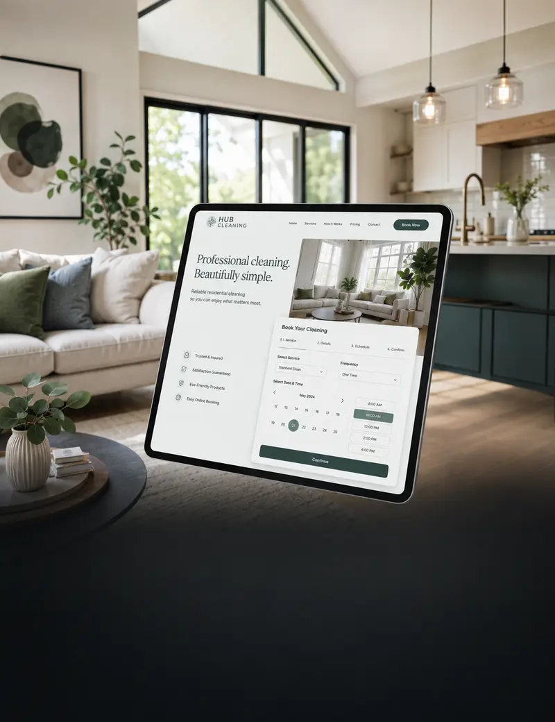 Hub Cleaning website project
