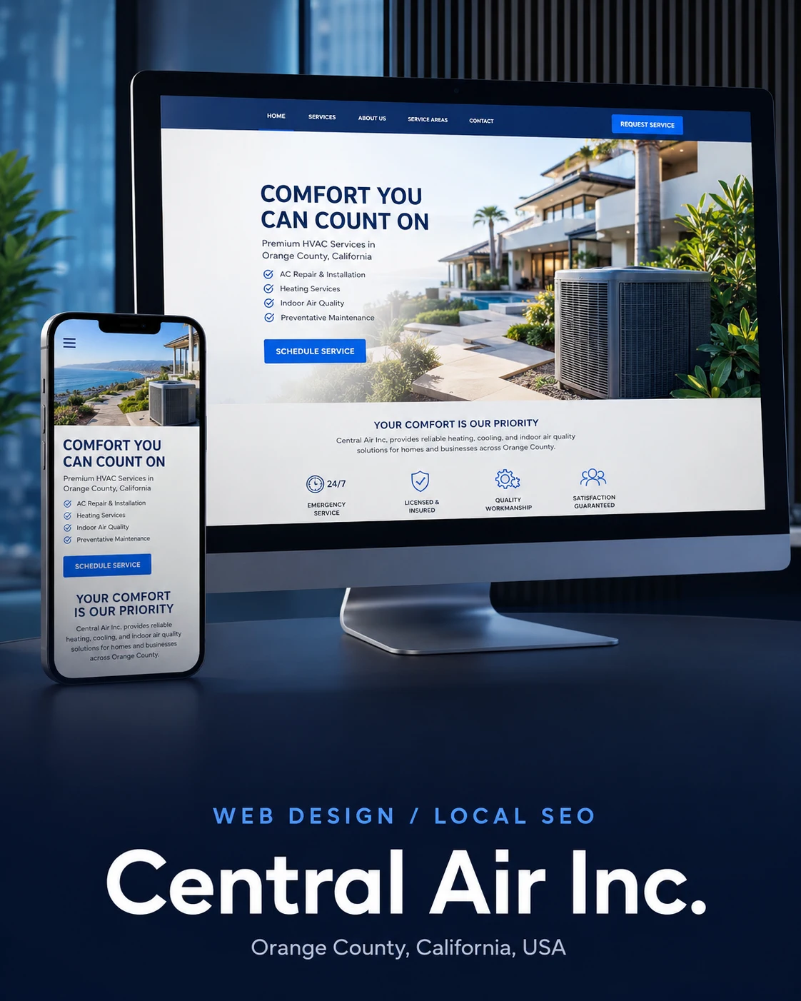Central Air website project