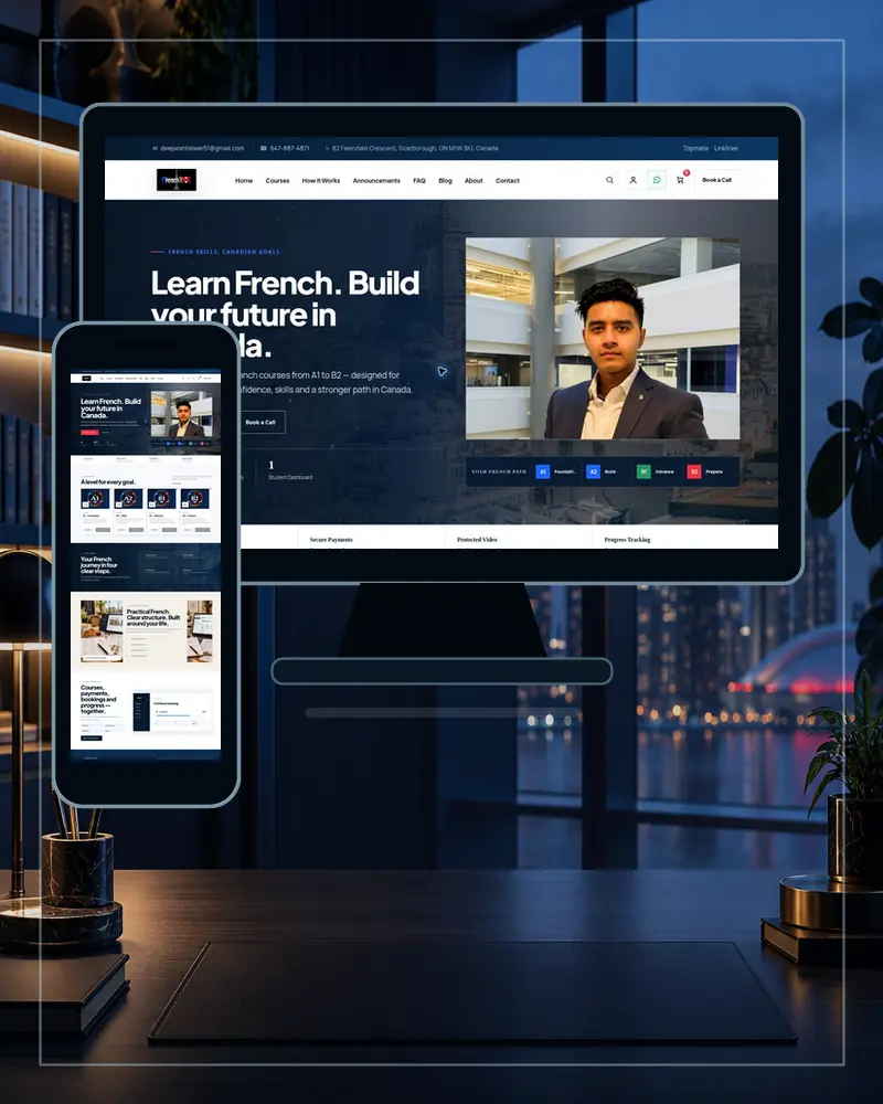 French2PR website project
